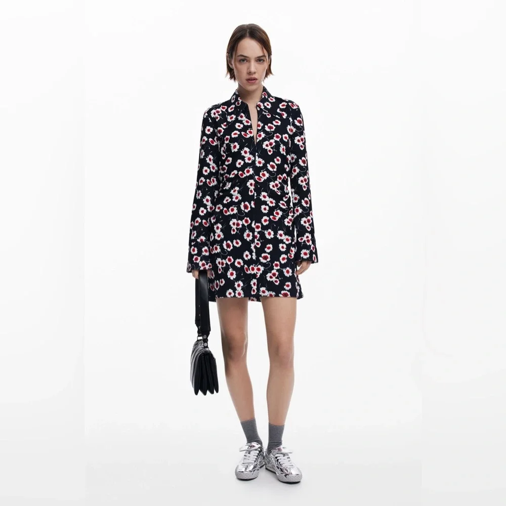 Desigual Short Floral Shirt Dress